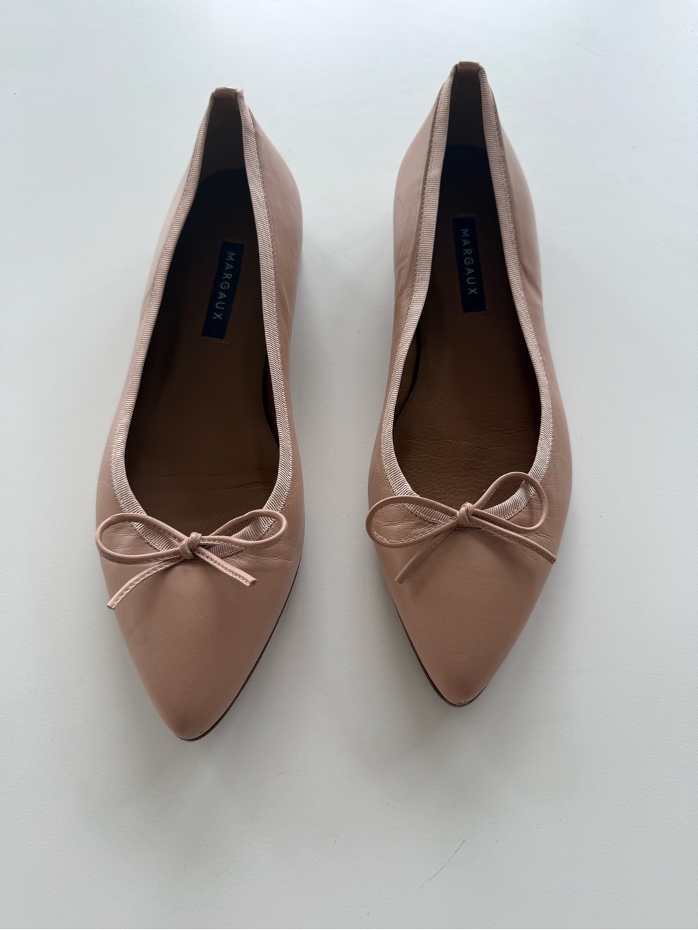 Margaux The Pointe Ballet Flats in Blush Pink